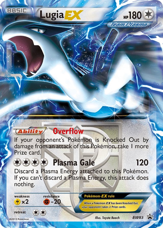 Lugia-EX — BW Black Star Promos #BW83