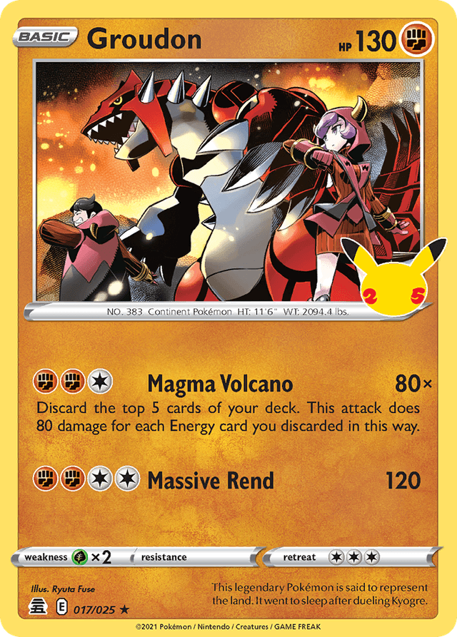 Groudon — Celebrations #17