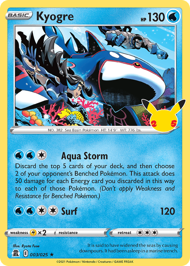 Kyogre — Celebrations #3