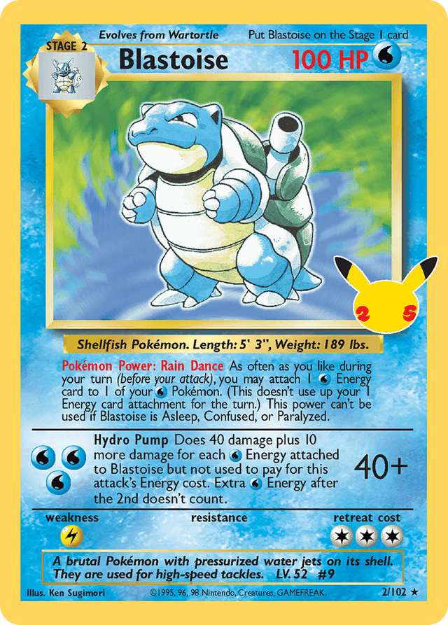 Blastoise — Celebrations: Classic Collection #2