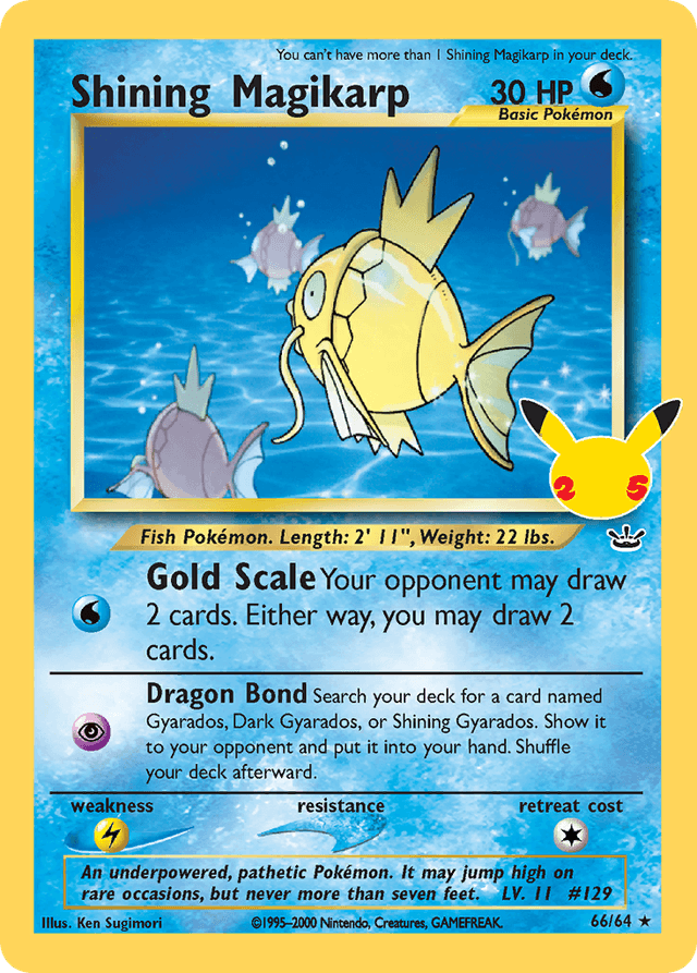 Shining Magikarp — Celebrations: Classic Collection #66