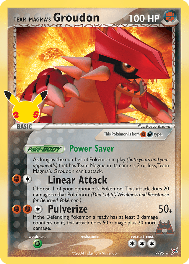 Team Magma's Groudon — Celebrations: Classic Collection #9