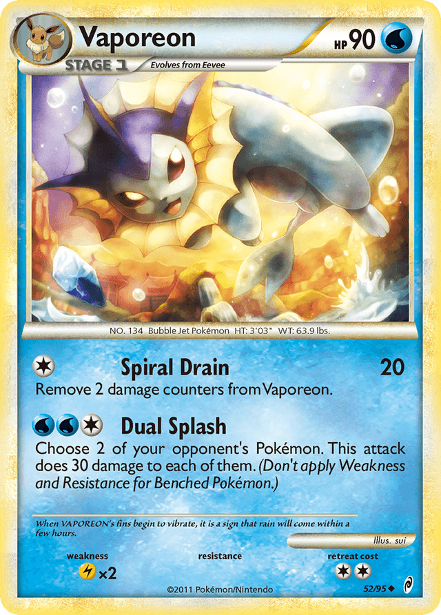 Vaporeon — Call of Legends #52