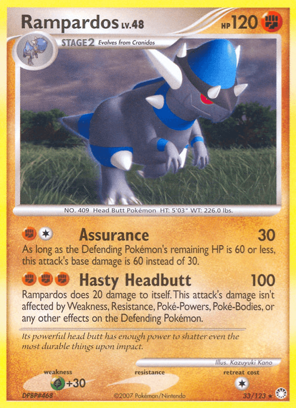 Rampardos — Mysterious Treasures #33
