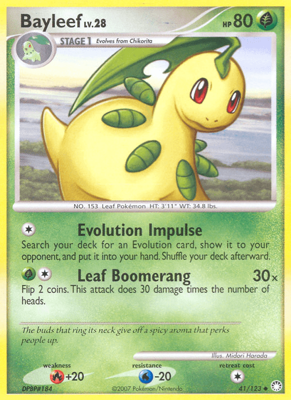 Bayleef — Mysterious Treasures #41