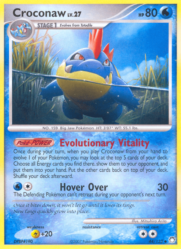 Croconaw — Mysterious Treasures #44