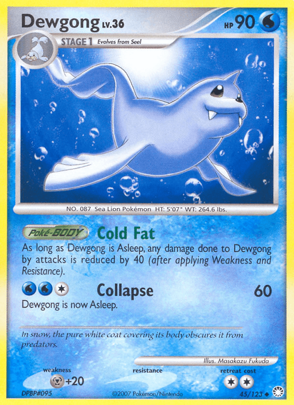 Dewgong — Mysterious Treasures #45