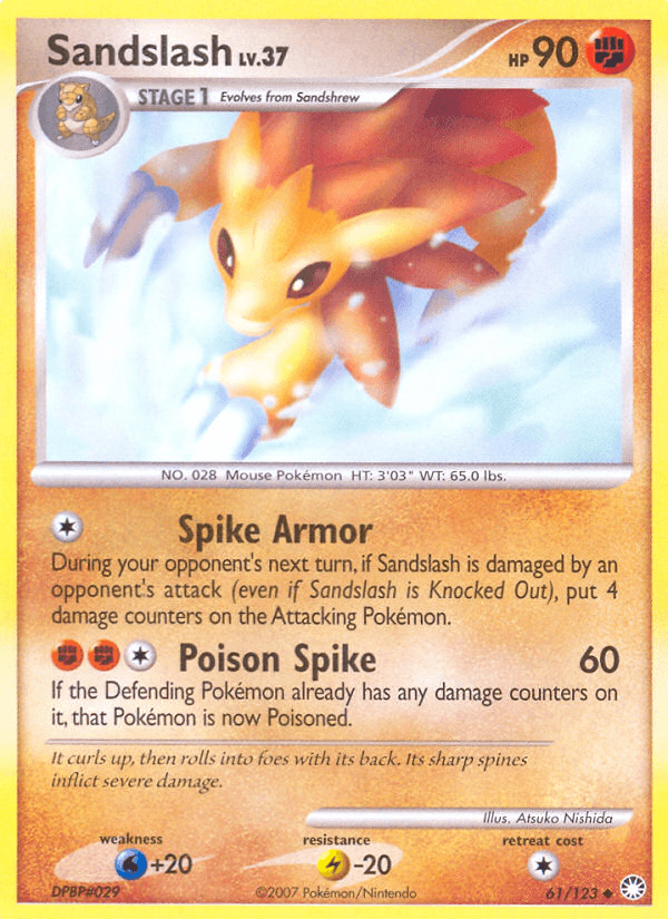 Sandslash — Mysterious Treasures #61