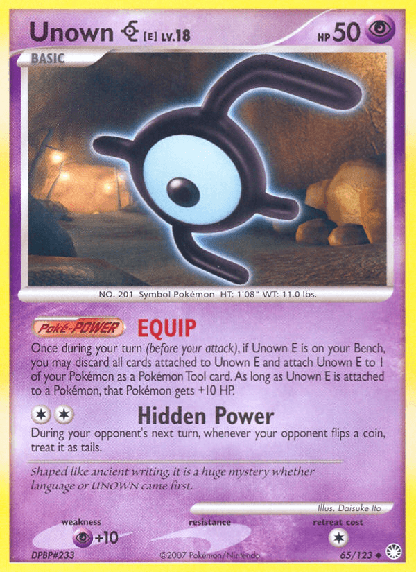 Unown [E] — Mysterious Treasures #65