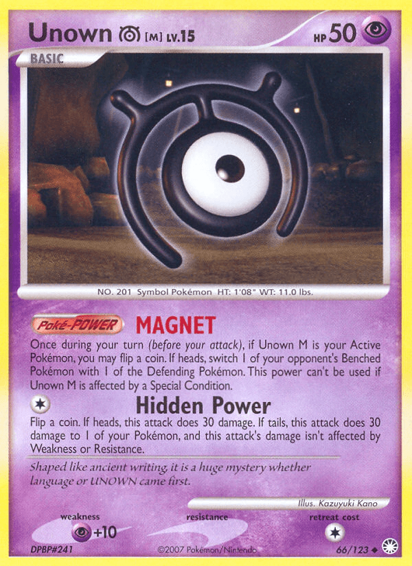 Unown [M] — Mysterious Treasures #66
