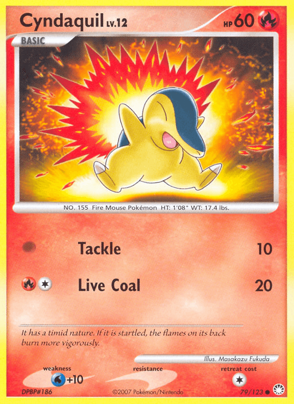 Cyndaquil — Mysterious Treasures #79