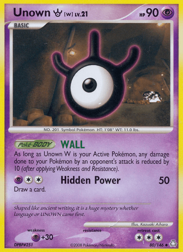 Unown [W] — Legends Awakened #80