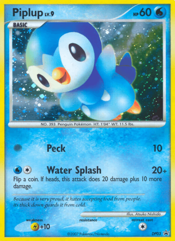 Piplup — DP Black Star Promos #DP03