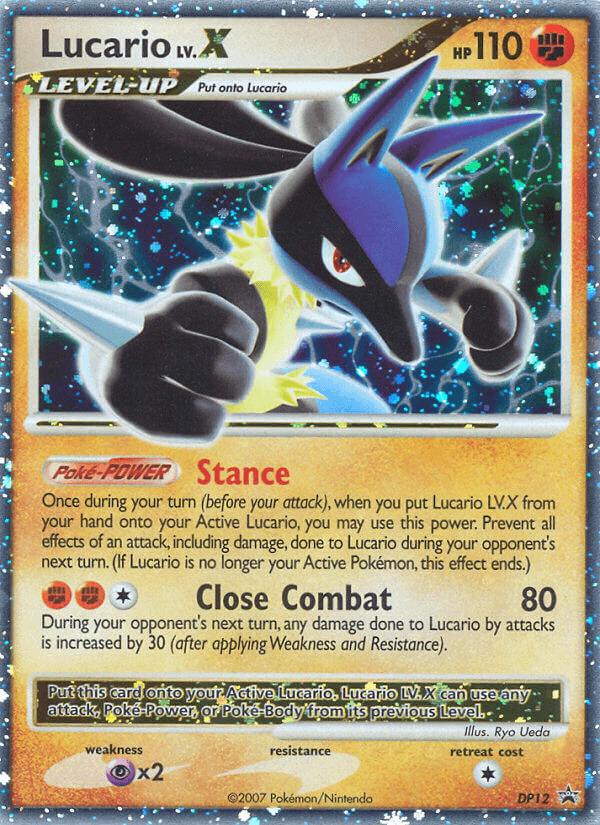 Lucario LV.X — DP Black Star Promos #DP12