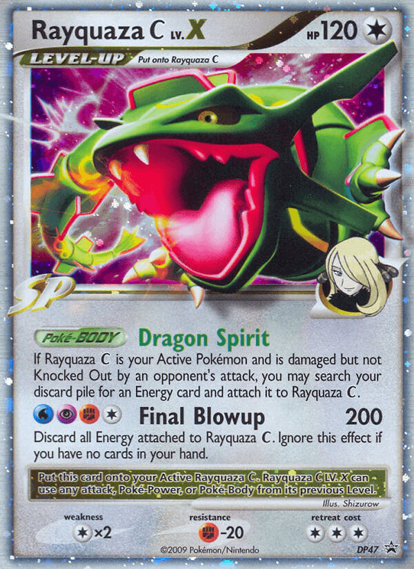 Rayquaza C LV.X — DP Black Star Promos #DP47
