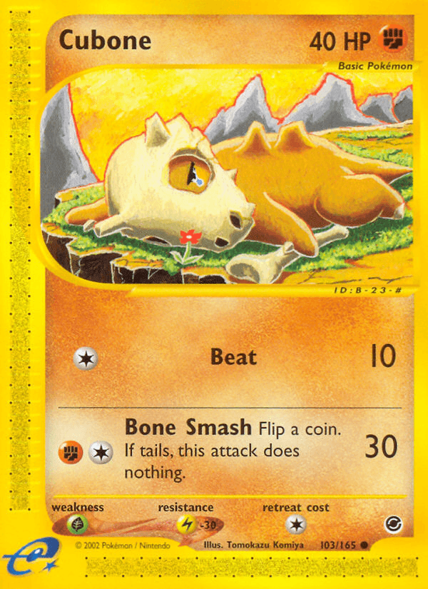 Cubone — Expedition Base Set #103