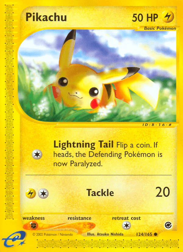 Pikachu — Expedition Base Set #124