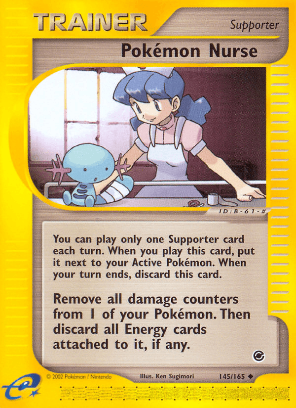 Pokémon Nurse — Expedition Base Set #145