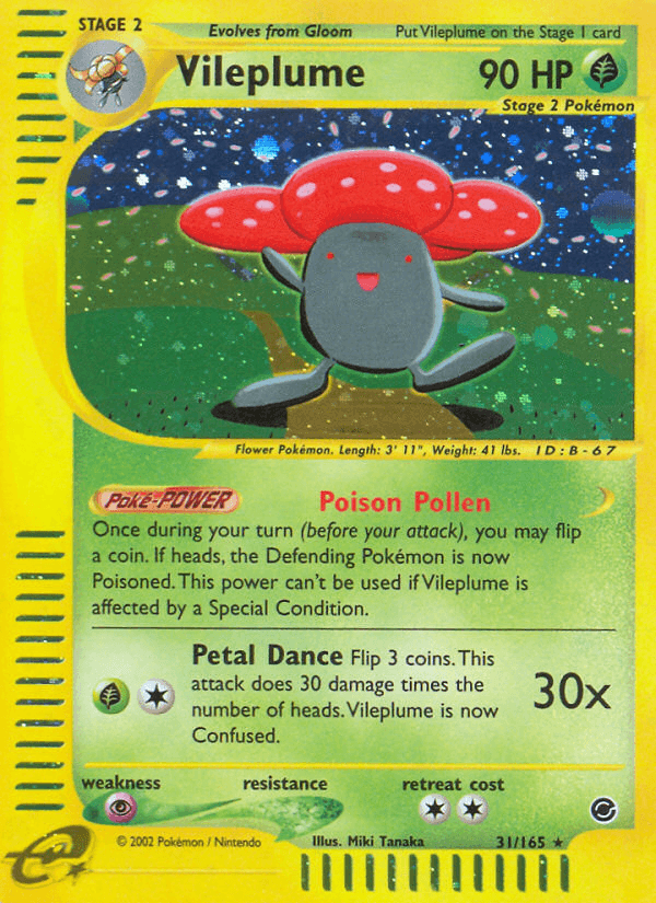 Vileplume — Expedition Base Set #31