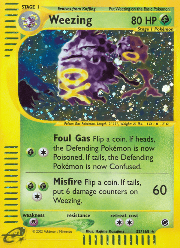 Weezing — Expedition Base Set #32