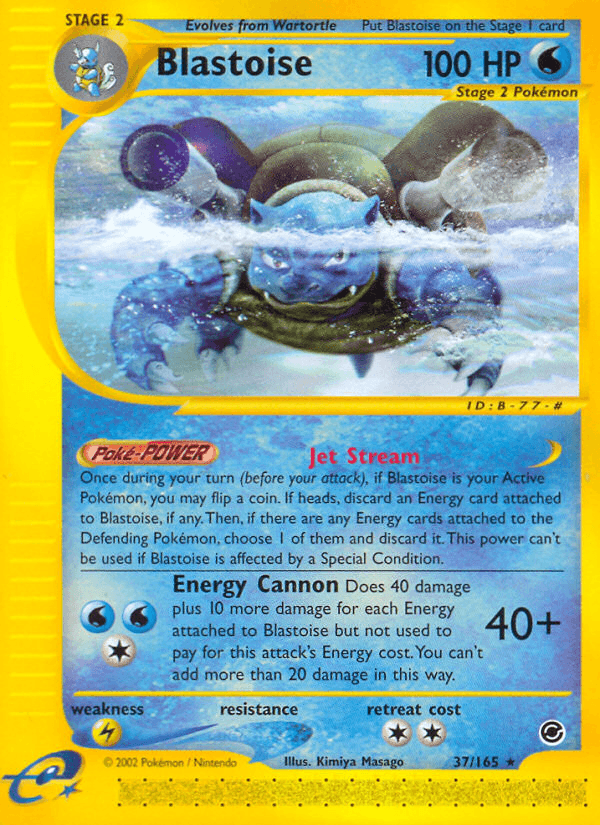 Blastoise — Expedition Base Set #37