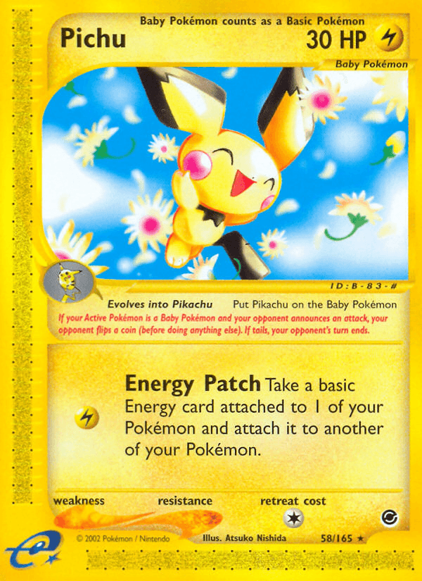Pichu — Expedition Base Set #58