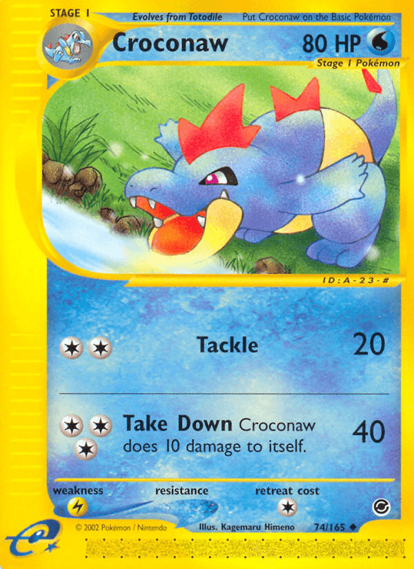 Croconaw — Expedition Base Set #74