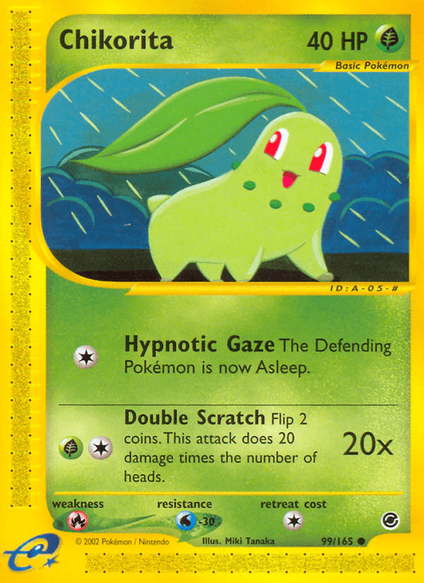 Chikorita — Expedition Base Set #99