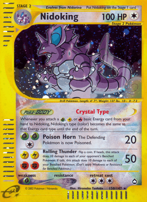 Nidoking — Aquapolis #150