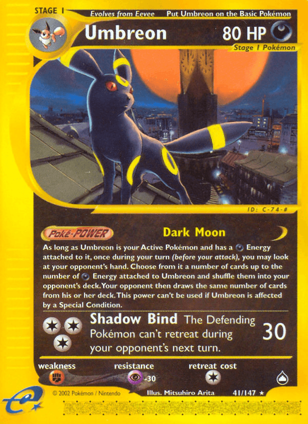 Umbreon — Aquapolis #41