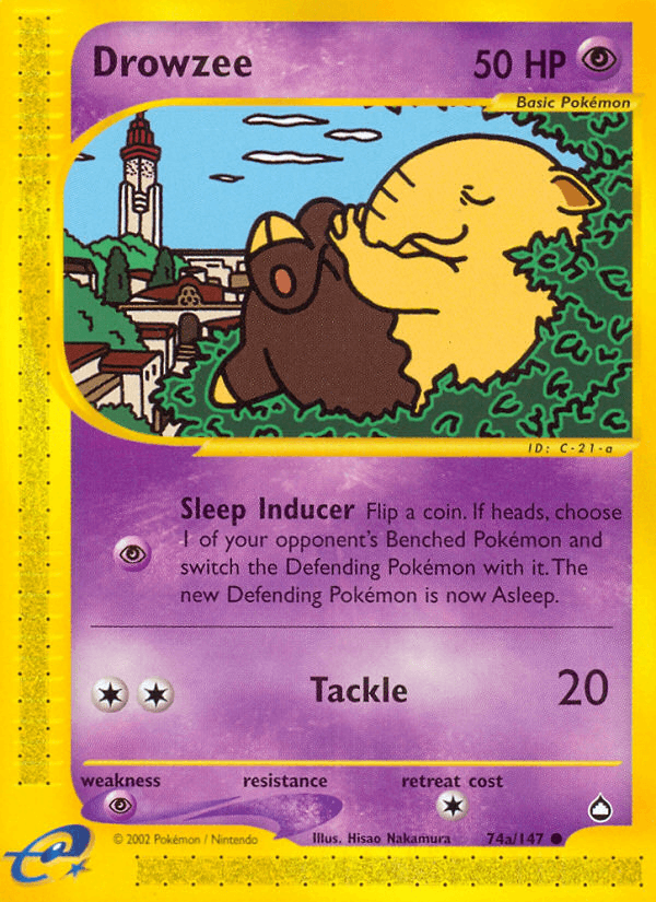 Drowzee — Aquapolis #74