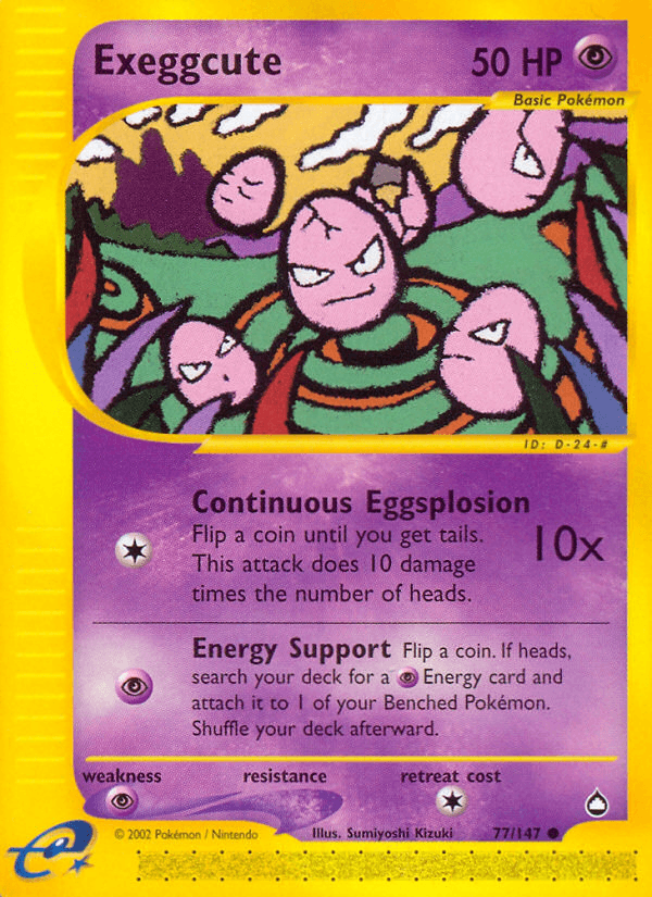 Exeggcute — Aquapolis #77