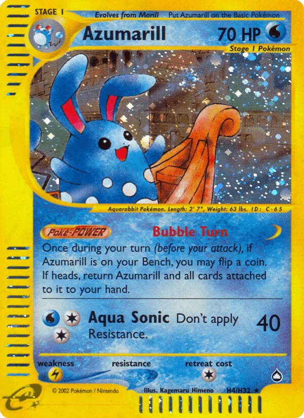 Azumarill — Aquapolis #H4