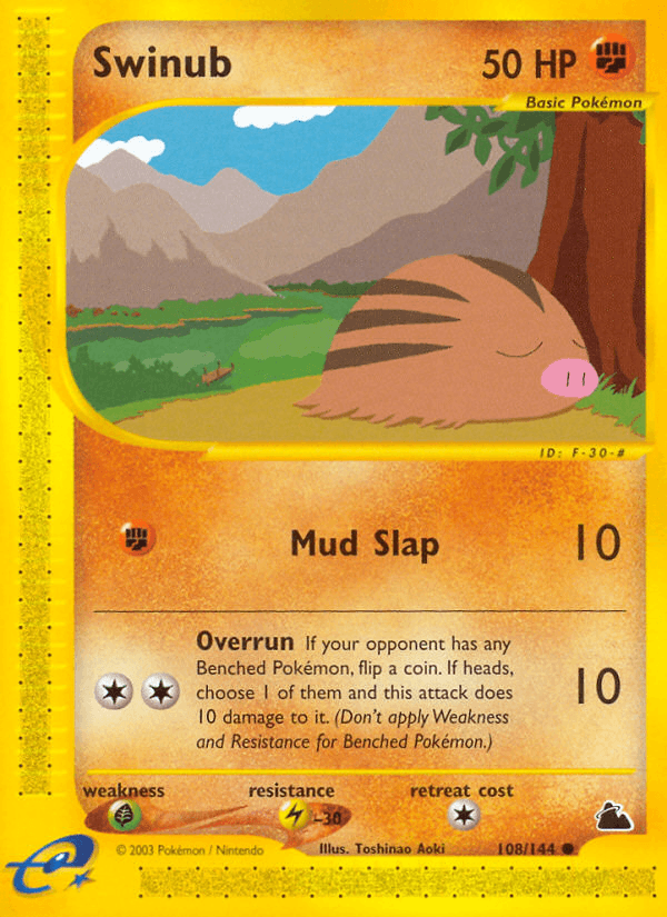Swinub — Skyridge #108