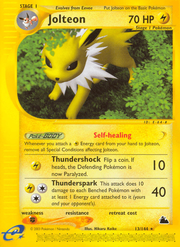 Jolteon — Skyridge #13