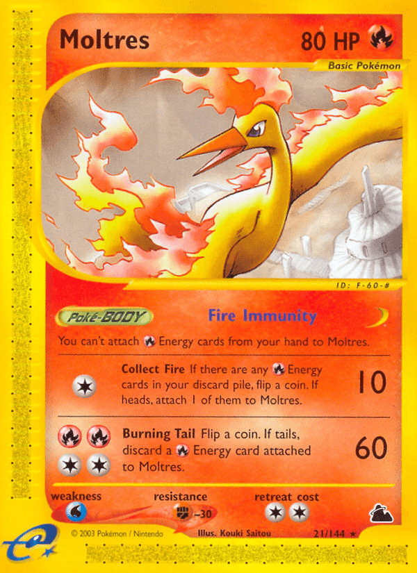 Moltres — Skyridge #21
