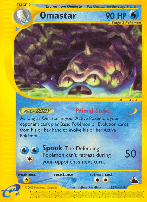 Omastar — Skyridge #23
