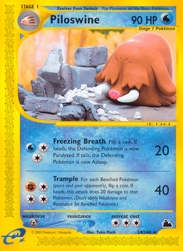 Piloswine — Skyridge #24