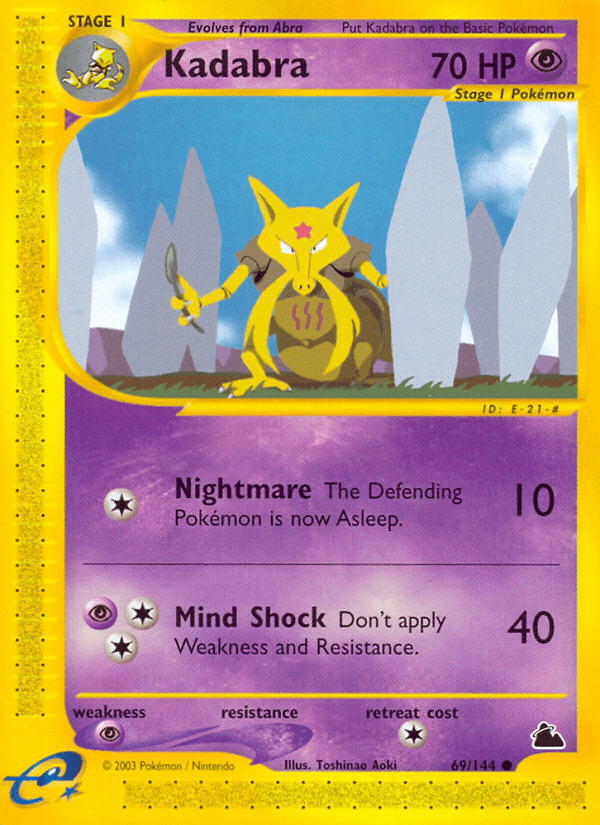 Kadabra — Skyridge #69