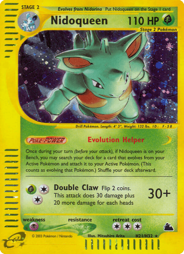 Nidoqueen — Skyridge #H21