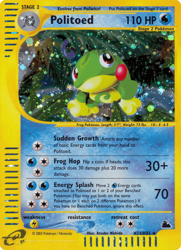 Politoed — Skyridge #H23