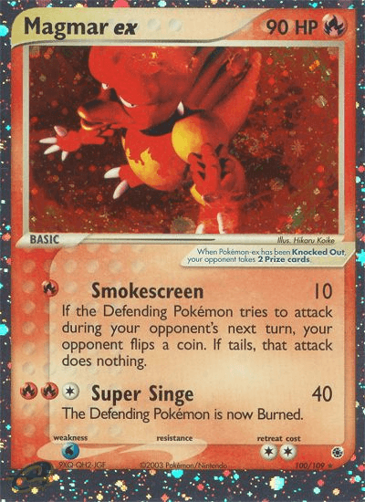 Magmar ex — Ruby & Sapphire #100