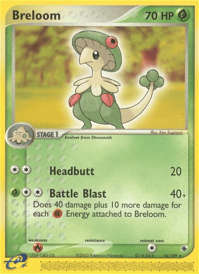 Breloom — Ruby & Sapphire #16