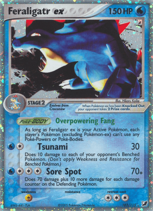 Feraligatr ex — Unseen Forces #103