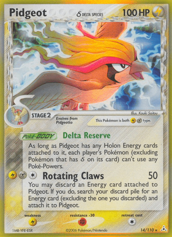 Pidgeot δ — Holon Phantoms #14