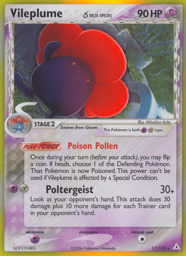 Vileplume δ — Holon Phantoms #17
