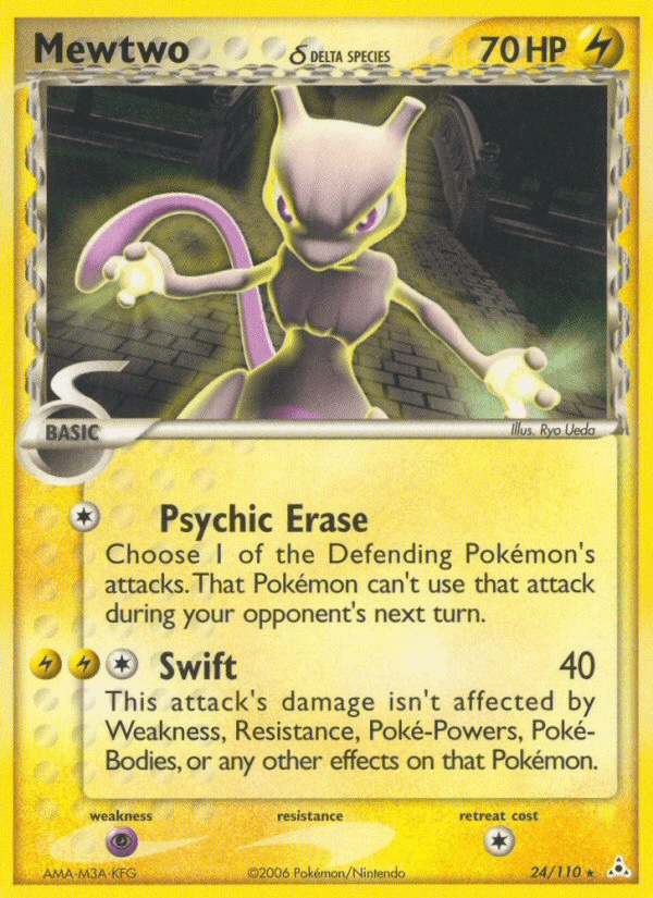 Mewtwo δ — Holon Phantoms #24