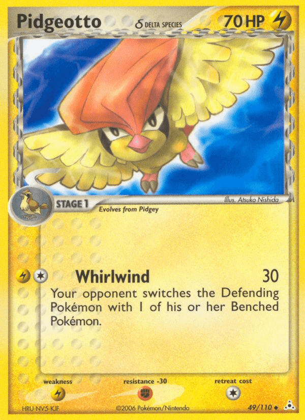 Pidgeotto δ — Holon Phantoms #49