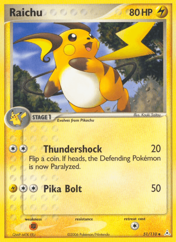 Raichu — Holon Phantoms #51