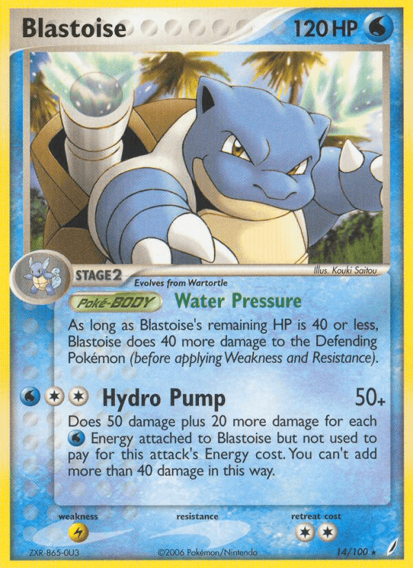 Blastoise — Crystal Guardians #14